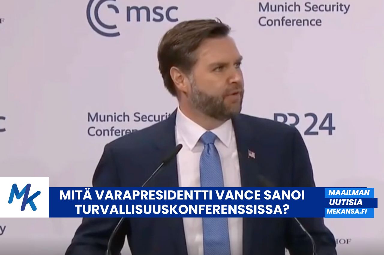 Mitä Vance sanoi turvallisuuskonferenssissa?